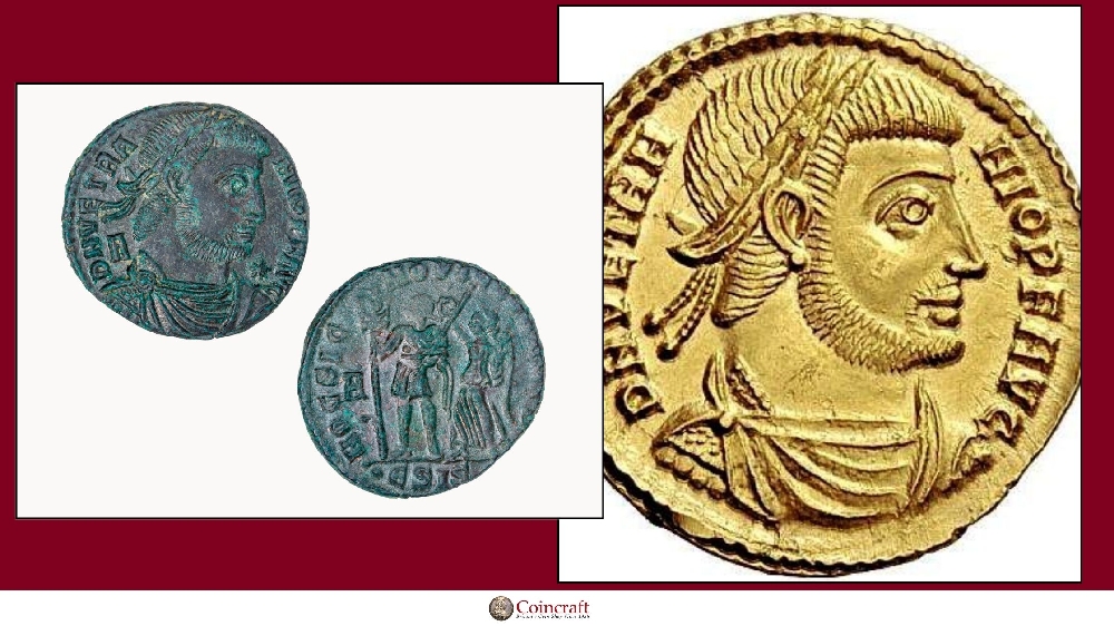 Roman Coin featuring Vetranio (356 AD) - Coincraft
